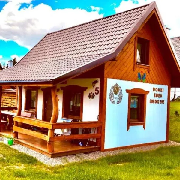 Domek Eden 1 Kaszuby balia sauna alpaki mini zoo，位于兹姆巴克的酒店