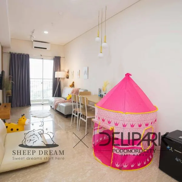 Delipark Mall Luas 60Meter 2Kamar Lincoln Lt17，位于棉兰的酒店
