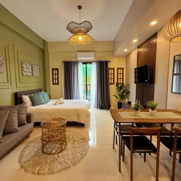 Swiss Vibe Studio at Crosswinds, Unwind in Tagaytay，位于大雅台的酒店