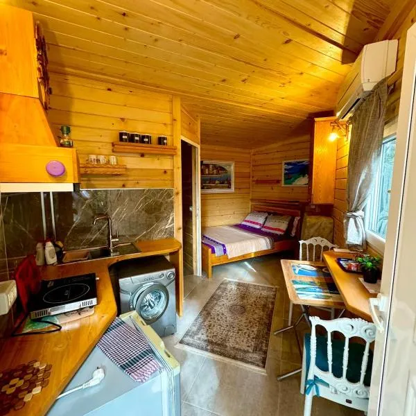 Melina Wooden Beach Cabin For 2 People ,Gjiri Lalzit，位于Lalzit Bay的酒店