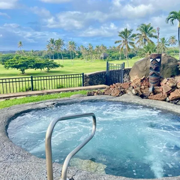 Ocean-View 1BR Condo on Black Sands Beach, Pool, Hot Tub，位于Pahala的酒店