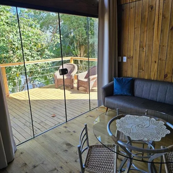 Cabana em Aguas Mornas 01，位于圣阿马鲁-达因佩拉特里斯的酒店