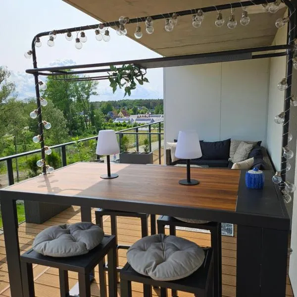 Neu! Exklusives Appartement mit Pool in Strandnähe，位于济夫努夫的酒店