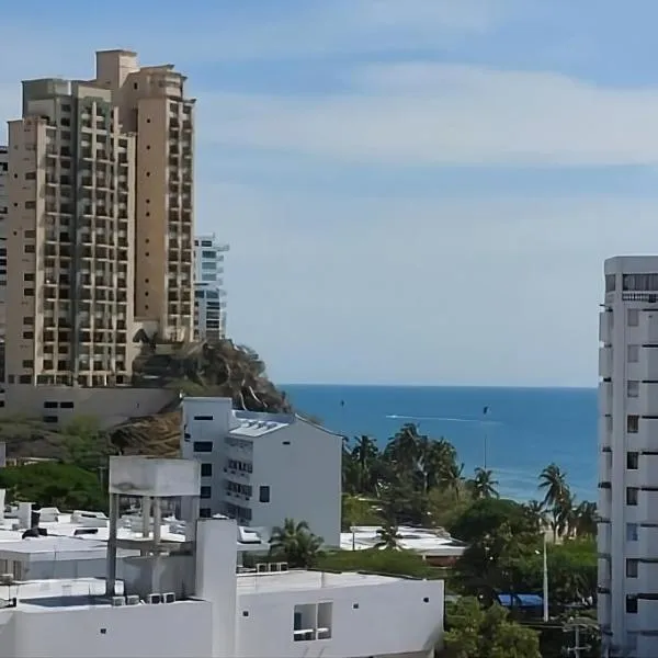 El Rodadero, Fabuloso Apartamento 901, Santa Marta，位于Rodadero的酒店
