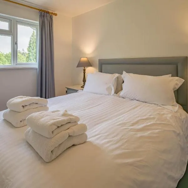 Oak Cabin Overlooking Bedgebury Forest，位于Goudhurst的酒店