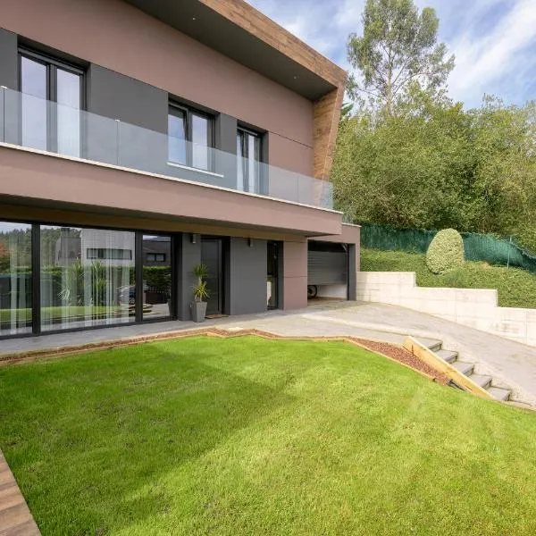 Casa Unifamiliar con Vistas al Paisaje y Encanto en el Corazón del País Vasco,España，位于蒙希亚的酒店
