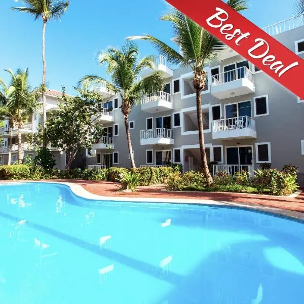 SUNNY STUDIOS DELUXE playa LOS CORALES - wifi, beach, pool，位于蓬塔卡纳的酒店