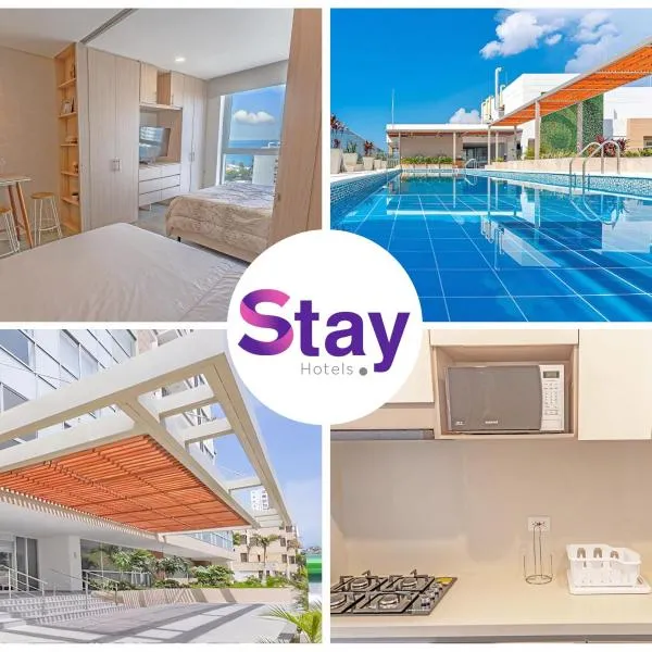 Apart Suítes Stay Playa Salguero - El Rodadero - Santa Marta，位于圣玛尔塔的酒店