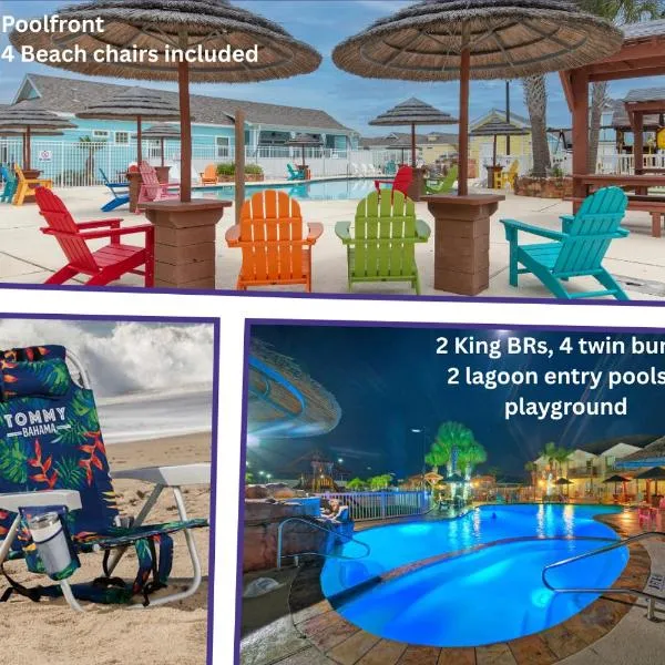 Pirates Bay #118 The LUV Shack poolfront townhome，位于阿兰瑟斯港的酒店