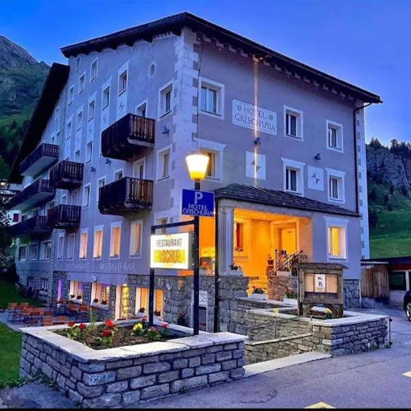 Hotel Grischuna，位于比维奥的酒店