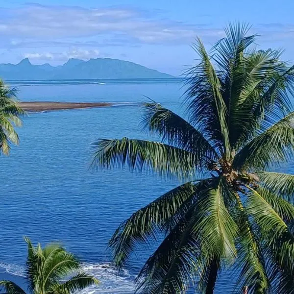 Matavai View - Premium Oceanfront Suite - piscine - vue mer，位于阿鲁埃的酒店
