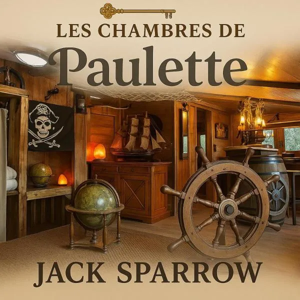 Les Chambres de Paulette Chambres à Thème Jack Sparrow，位于海滨圣玛丽的酒店