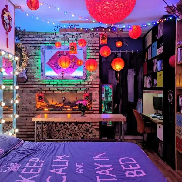 Unique Penthouse with Home Cinema, Panoramic Views & Eco-Chic Design，位于伦敦的酒店