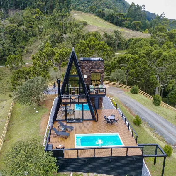 Chalé Encantos do Frade，位于邦雷蒂鲁的酒店