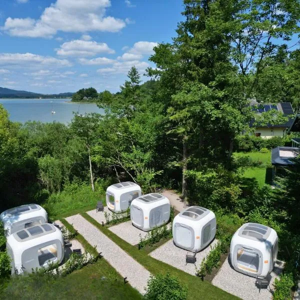 Direkt am Wallersee - Cubes - SELF CHECK-IN，位于海德福安沃勒塞的酒店