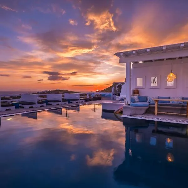 Flaskos Luxury Suites，位于圣斯特凡诺斯的酒店