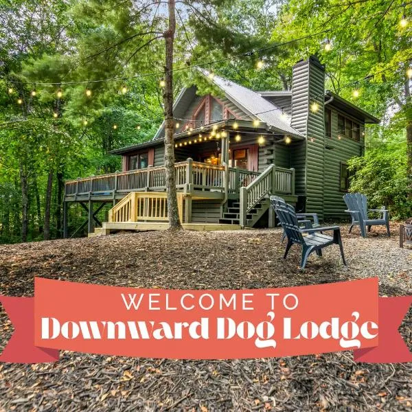 Downward Dog Lodge - Hot Tub, Pool Table, Fireplace, Yoga Den，位于蓝岭的酒店