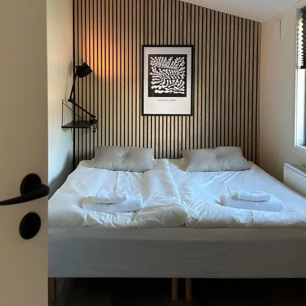 Strandviks semesterboende，位于哈尔姆斯塔德的酒店
