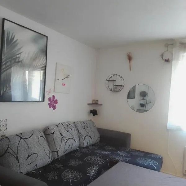 Spacieux studio entre mer et montagne，位于萨朗科的圣洛朗的酒店