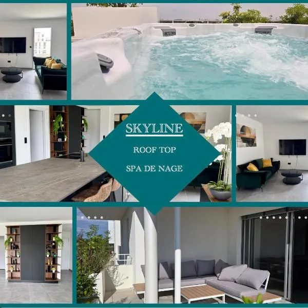 Skyline Rooftop Swim Spa，位于蒙彼利埃的酒店