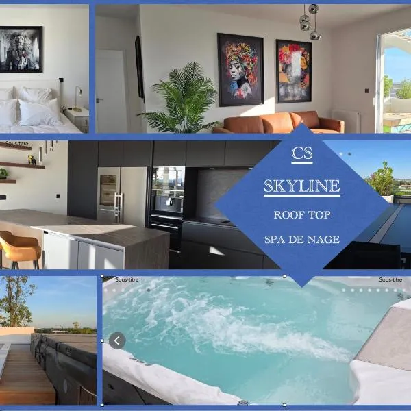 CS Skyline rooftop spa de nage，位于蒙彼利埃的酒店
