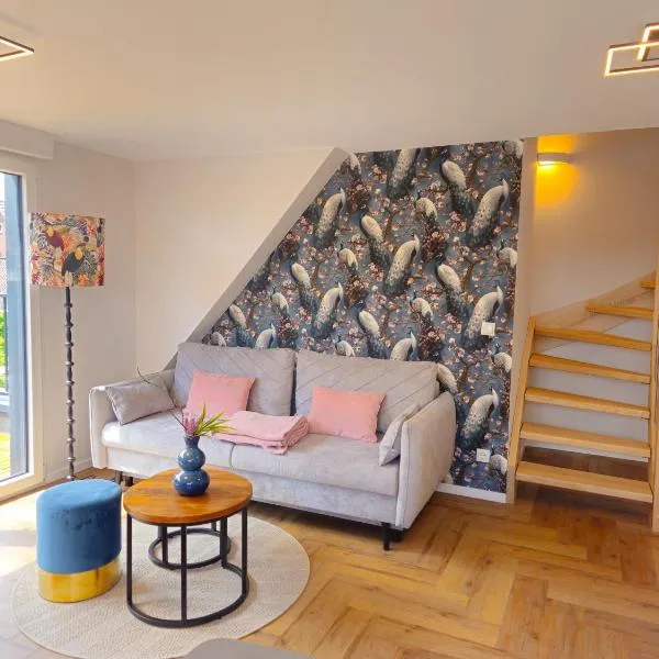 EcoCube 2 Haren - Sonnenbalkon, Badewanne, Waschmaschine，位于Bahnhof Haren的酒店