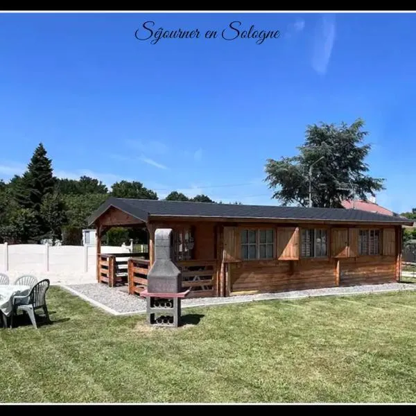 Chalet en Sologne à Villefranche sur Cher，位于Villefranche-Sur-Cher的酒店