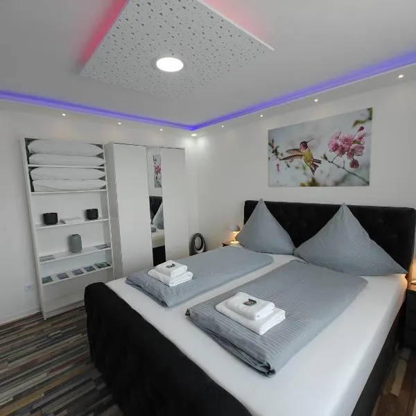 Modern Apartments Neuburg US - NEU - 2 Zimmer, Komfort, Top Ausgestattet, Smart TV, Wi-Fi，位于多瑙河畔诺伊堡的酒店