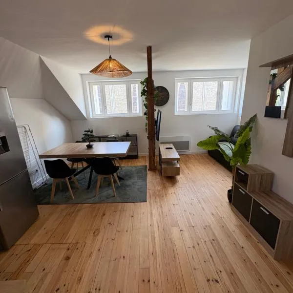 appartement en plein centre, wifi，位于Questembert的酒店