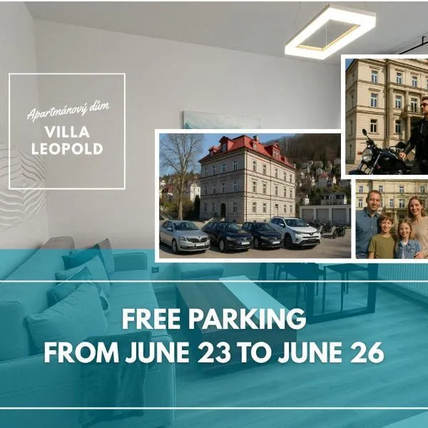 Villa Leopold - apartmánový dům，位于卡罗维发利的酒店