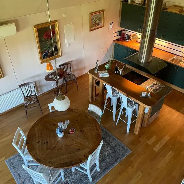 Upscale Hideaway in Converted Barn，位于Vireda的酒店