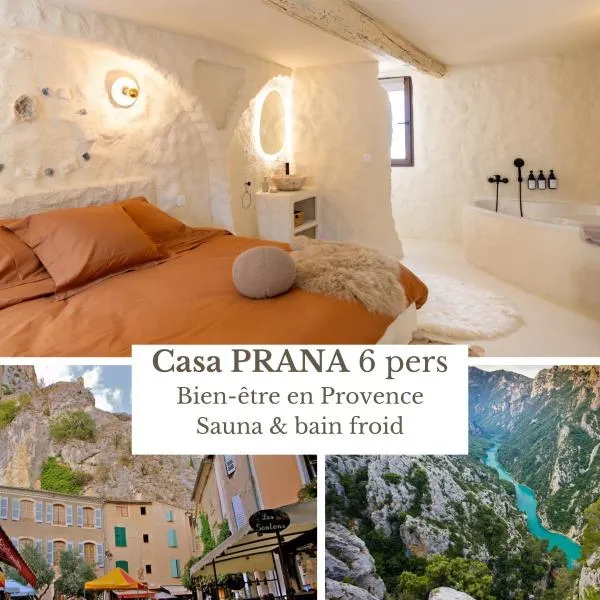 CASA ANANTA Appartements bien-être aux portes du Verdon Refuge slow Life et sensoriel jusqu à 12 pers，位于La Garde的酒店
