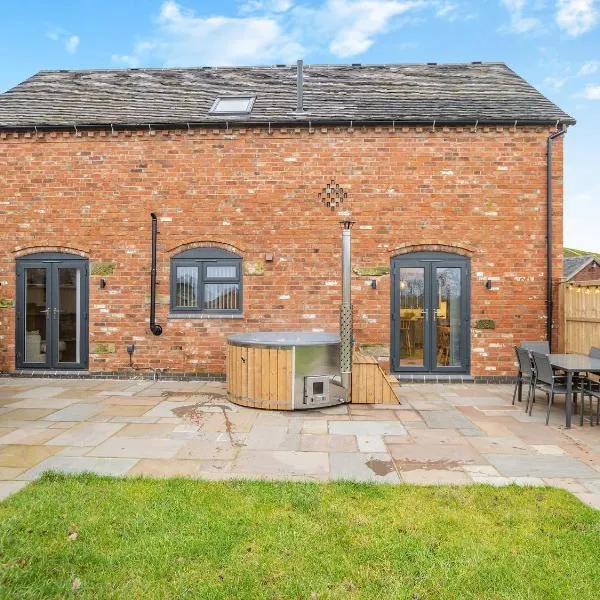 Babbling Brook Barn，位于Abbots Bromley的酒店