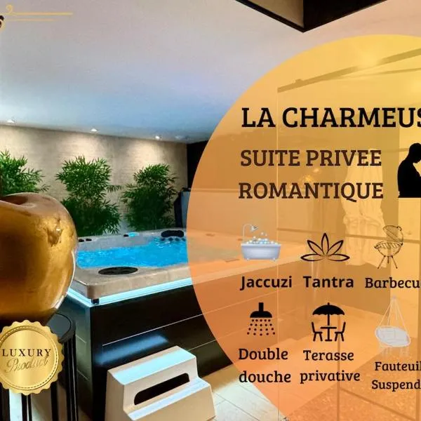 La Charmeuse, suite luxueuse romantique & spa，位于Belin-Beliet的酒店