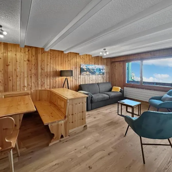 Ultimate Condo - 4 Valleys - Ski-in out - Swiss Alps，位于Vex的酒店