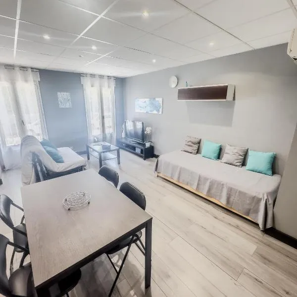 Le Mirevalais-Entre Montpellier et Sète-Clim & parking privé，位于Mireval的酒店