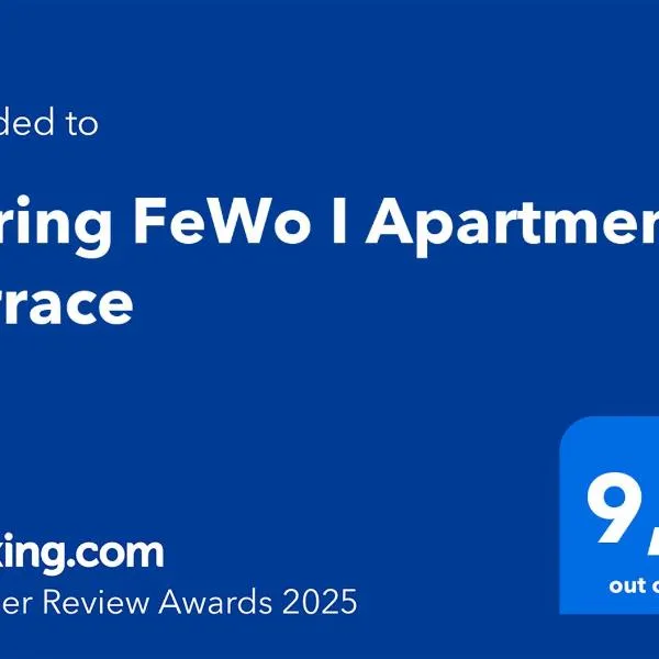 Hering FeWo I Apartment Terrace，位于吕根岛上的维克的酒店