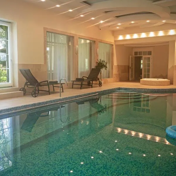 Luxury villa indoor pool Warsaw，位于Magdalenka的酒店