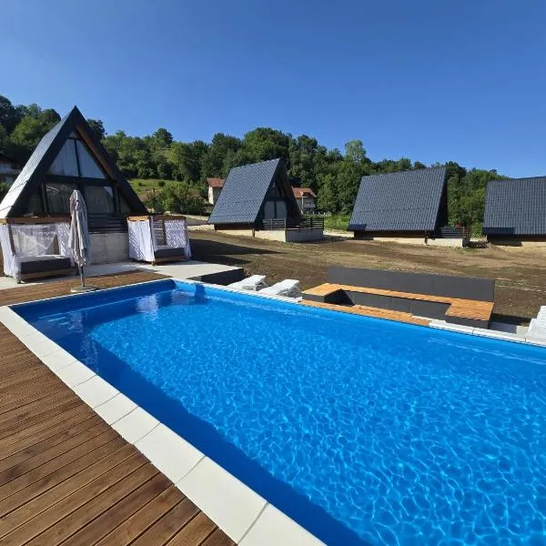 JAGI Bungalovi Mrkonjic Grad，位于姆尔科尼奇格勒的酒店