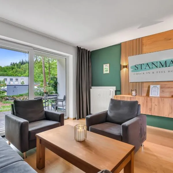 STANMA Lodge Braunlage - Naturpartments am Fluss mit Sauna und Bergblick，位于布劳恩拉格的酒店