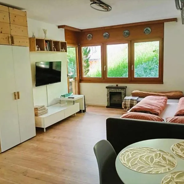 Modernes Studio bei Gemmi und Sportarena，位于洛伊克巴德的酒店