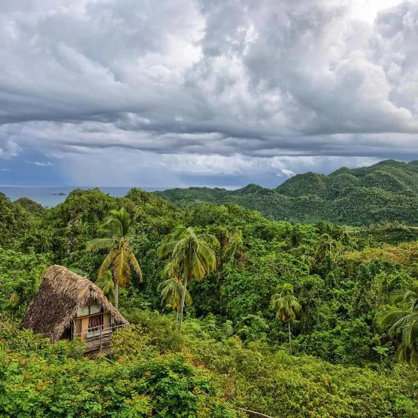 Sea view Casita Eco Casa Algana，位于Caña Félix的酒店