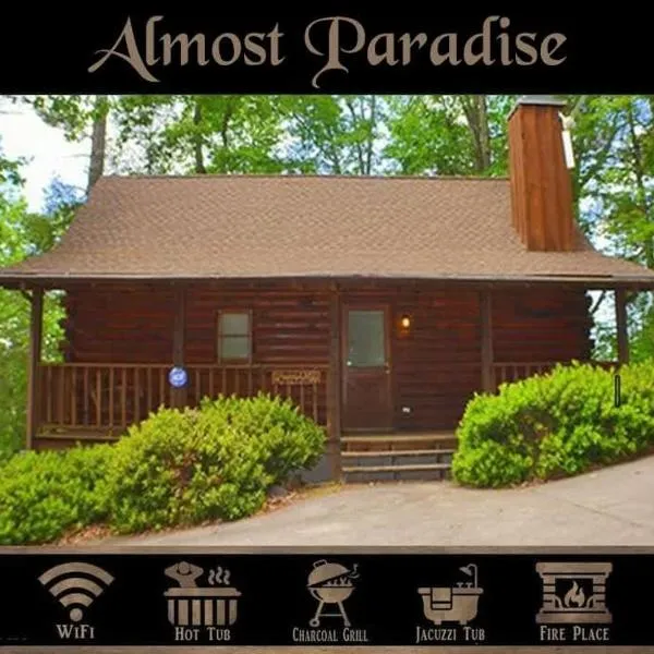 Location Log Cabin Hot Tub Fireplace Pool Fishing，位于鸽子谷的酒店