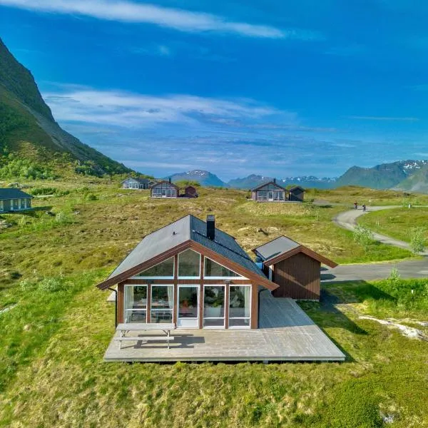 罗弗敦山林小屋，位于Gimsøy的酒店