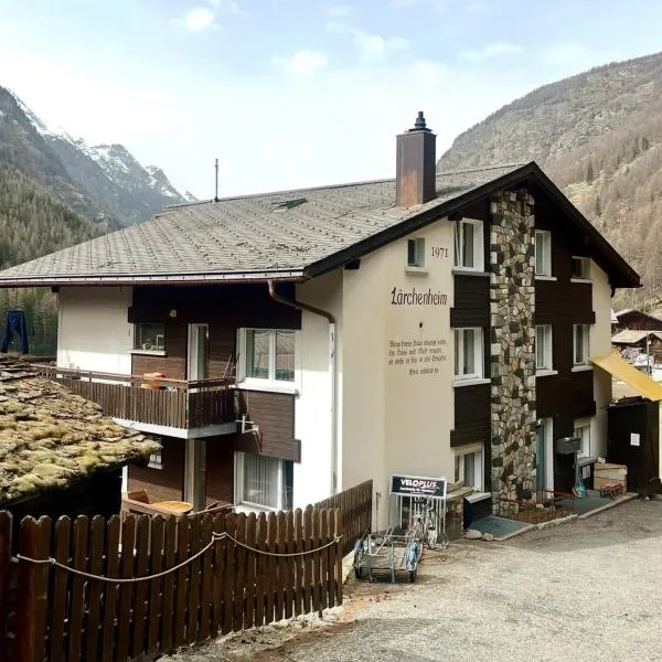 Holiday House Lärchenheim，位于Saas-Balen的酒店