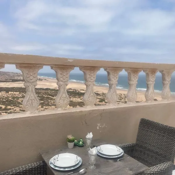 Eco Stay by Ocean Sea View Apartment near Souss Massa National Park，位于Sidi Rbat的酒店