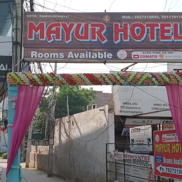 Mayur Hotel Near IMT College, Faridabad，位于法里达巴德的酒店