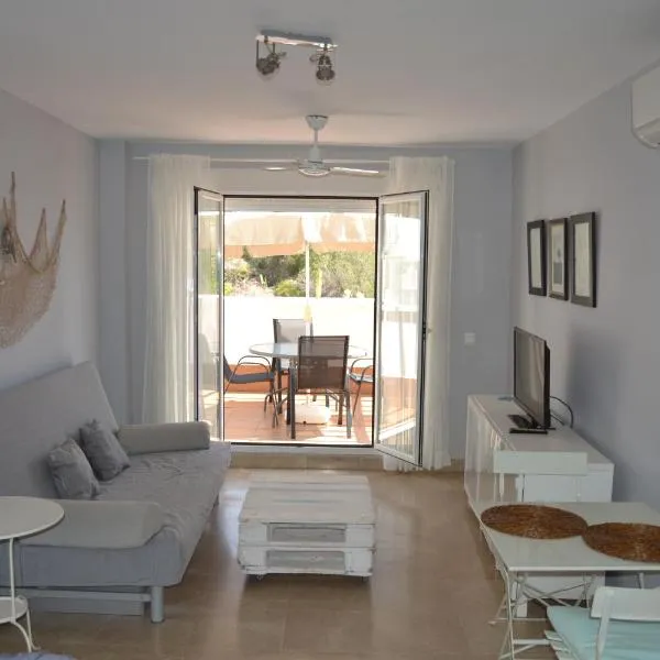 Mojácar - Apartamento con Terraza y Vista al Mar，位于莫哈卡尔的酒店