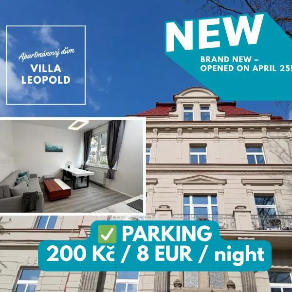 Villa Leopold - apartmánový dům，位于卡罗维发利的酒店