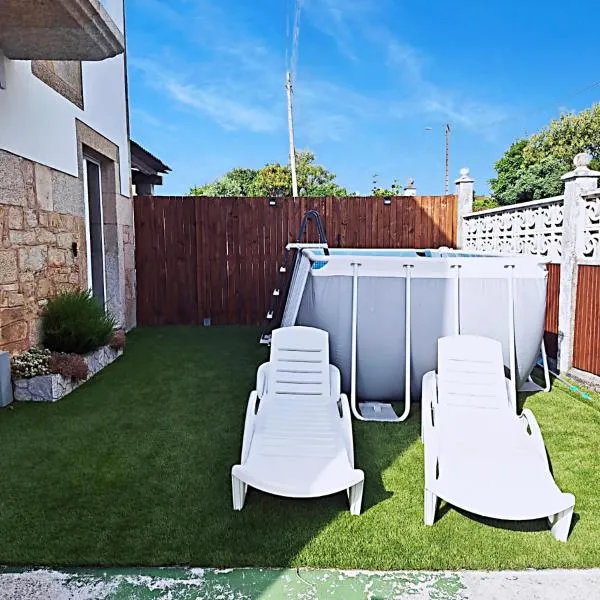 Casa tradicional en el Camino dos Faros Costa da Morte，位于Ponteceso的酒店